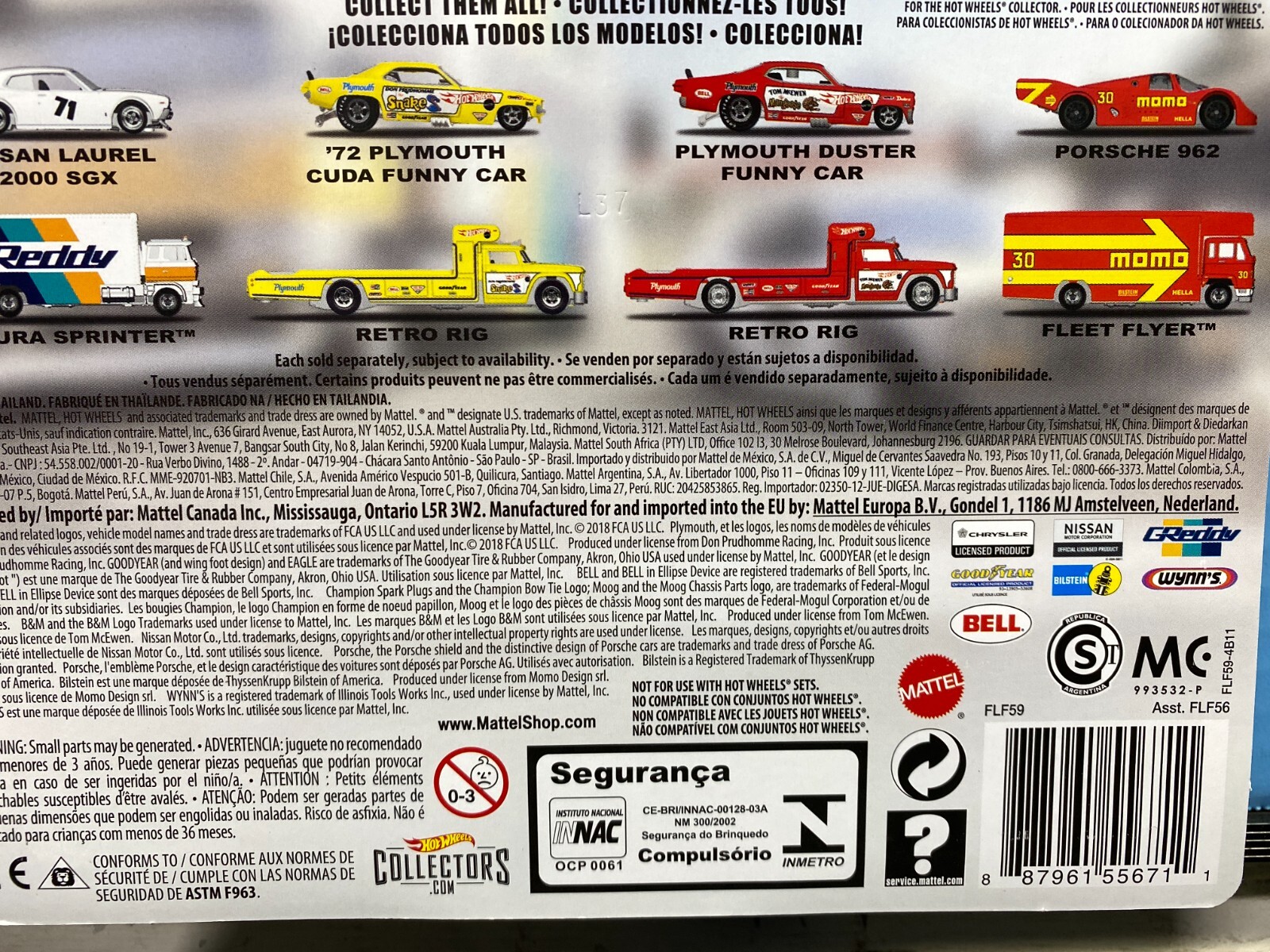 1/64 HOT WHEELS TEAM TRANSPORT GREDDY NISSAN 2000 SGX SAKURA SPRINTER REAL RIDER