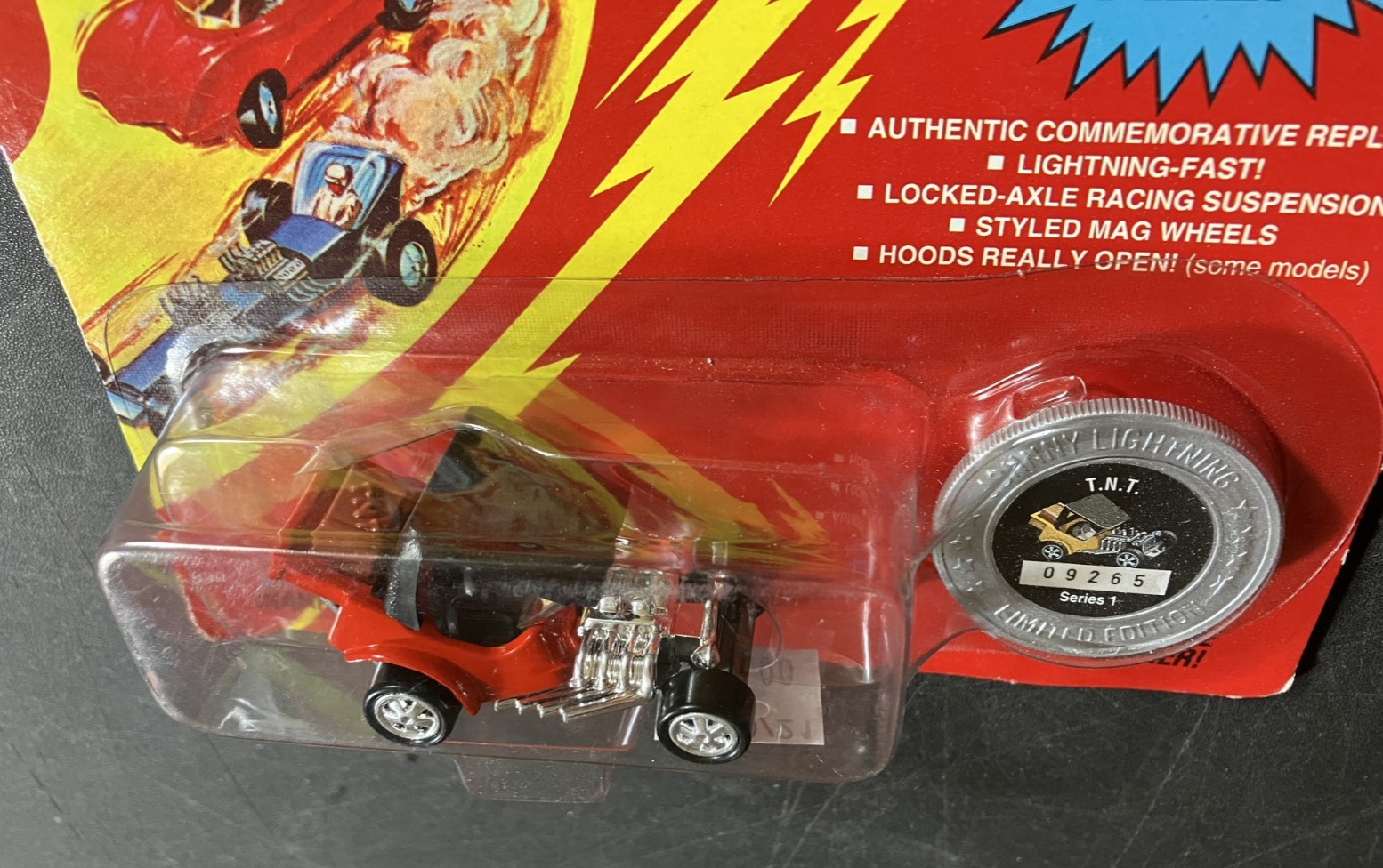Red T.N.T. Hot Rod – Johnny Lightning Challengers! Series 1 1:64 Diecast