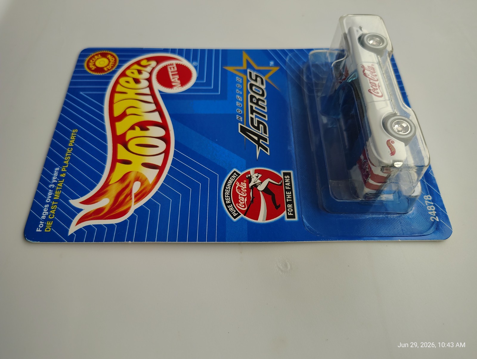 Hot Wheels – Lot of 3 – MLB Astros – Mustang + 3-Window 34 Ford + 57 T-Bird