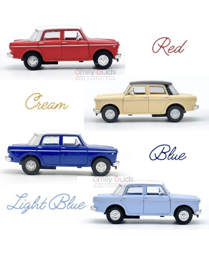1:36 Scale Fiat Queen 70 Premier Padmini Toy Car Size 12Cm with Openable Doors