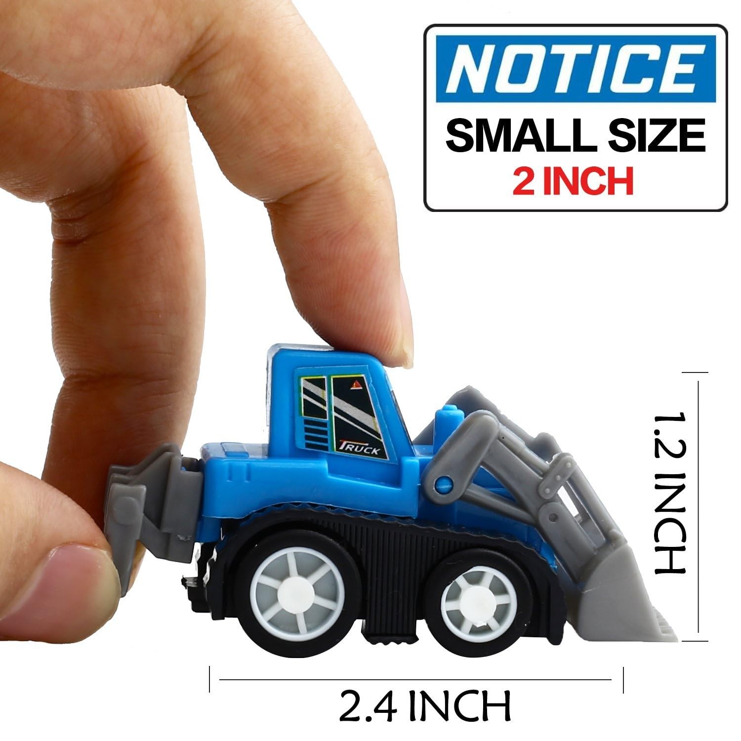 Yeonha Toys 12 Pack Pull Back Cars Construction Vehicles Race Car Toy Kids Toddl