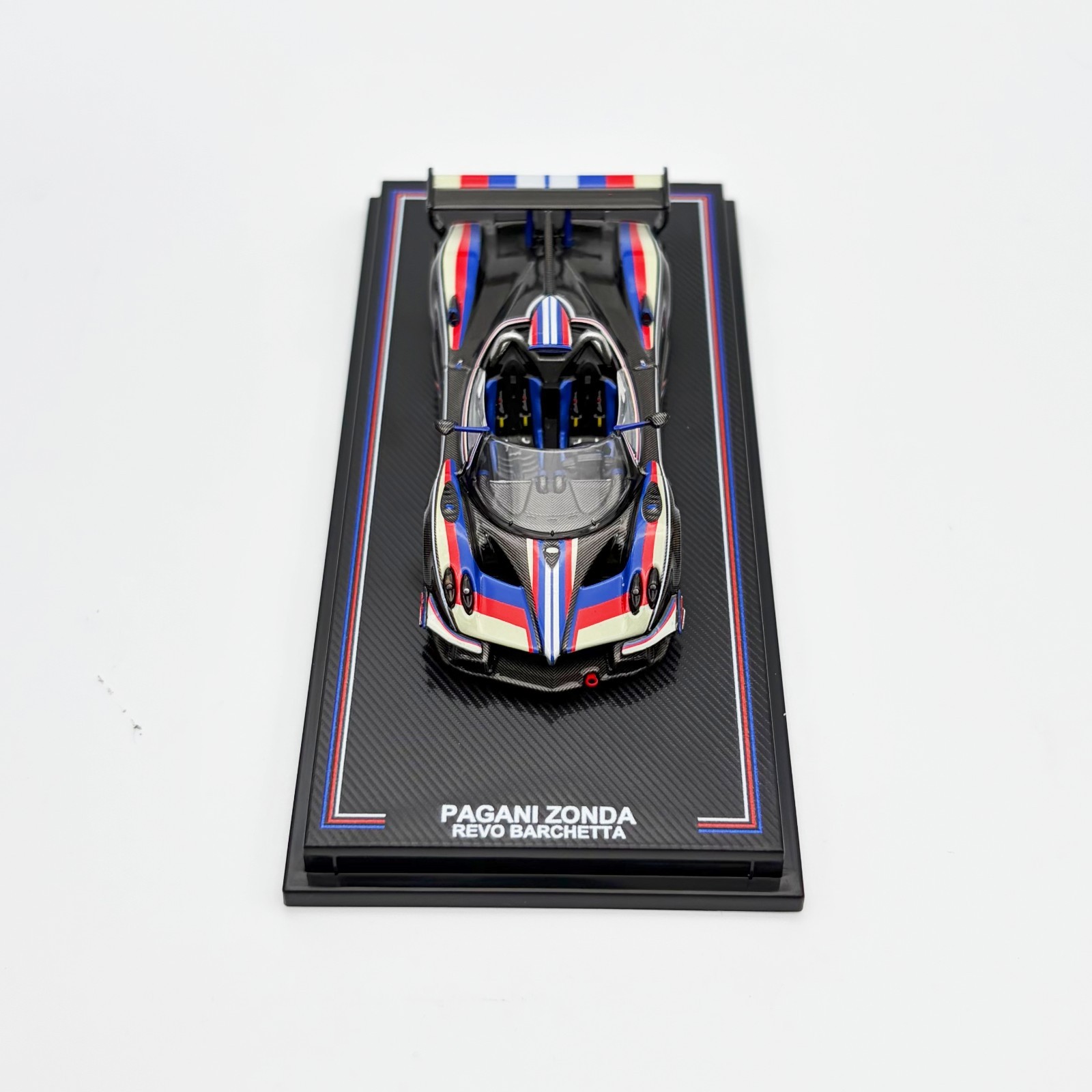 CM-Model 1:64 Pagani Zonda Revo Barchetta – Carbon Fiber Black