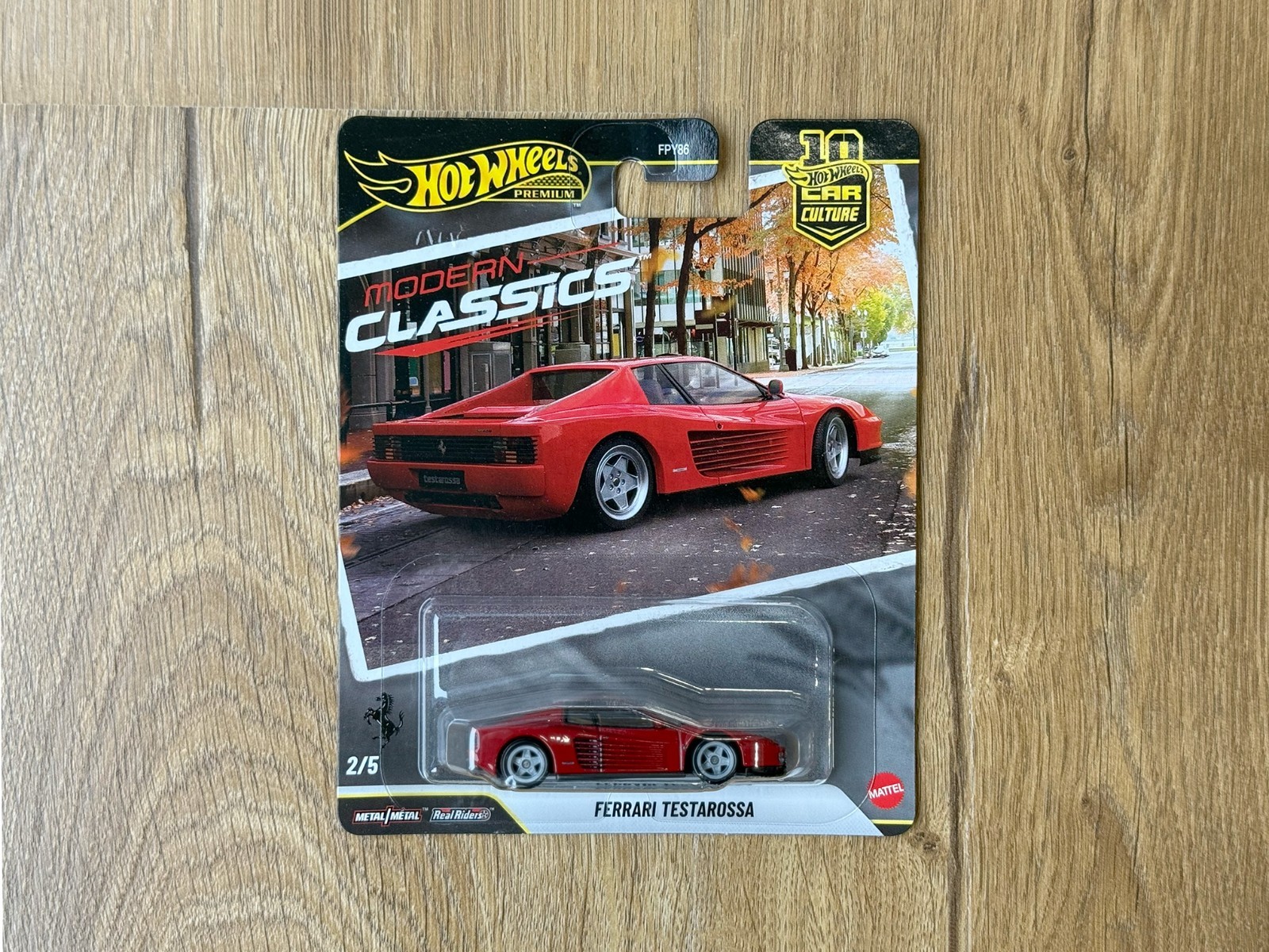 Hot Wheels 2026 Premium Car Culture Modern Classics Ferrari Testarossa – NEW